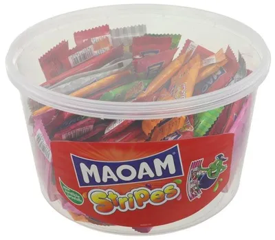 Produktbild von HARIBO Food Maoam Stripes 700g 100 Stück