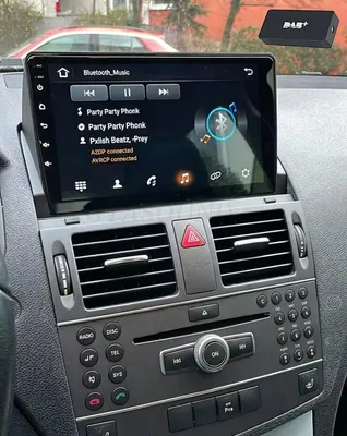 Produktbild von Autoradio Einbau GPS für Mercedes Benz C-Klasse W204 S204 2008-2010 mit 9 Zoll Touchscreen Android 15 Apple Carplay Android Auto Freisprechanlage DAB+
