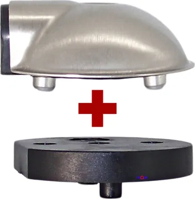 Produktbild von Türstopper TS-4421 mit Erhöhungsscheibe Bodenmontage Türabstandshalter