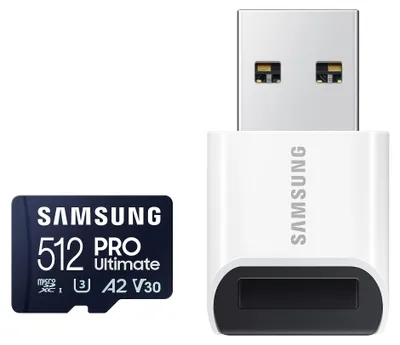 Produktbild von Samsung MB-MY512SB/WW, 512 GB, MicroSDXC, UHS-I, 200 MB/s, 130 MB/s, Class 3 (U3)