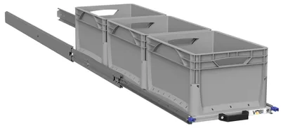Produktbild von Heckauszug Kastenwagen 1200x300, Auszug ohne Montagewinkel/Haltesystem - 200 kg Version
