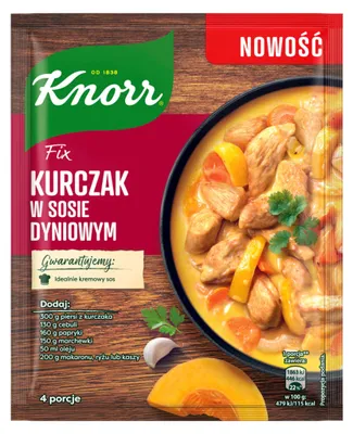 Obrázok produktu pre Knorr Fix Kurczak w Sosie Dyniowym 49 g