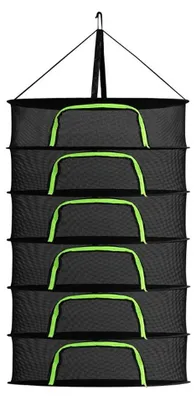 Kräutertrockennetz 6 Lagen, 60 cm, faltbar, mit Haken