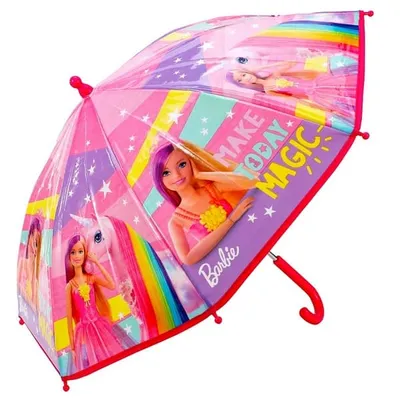 Produktbild von Barbie Regenschirm Stockschirm Mädchen