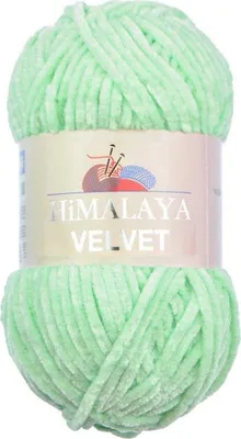 Produktbild von Strickfein Himalaya Dolphin Velvet super Bulky Chenille Garn Wolle strickgarn 100 gr 90007 - helles grün