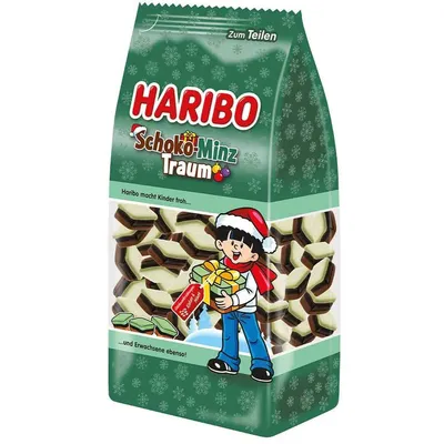 Obrázok produktu pre HARIBO 10032193 HARIBO Schoko-Minz Traum Lakritz 300,0 g