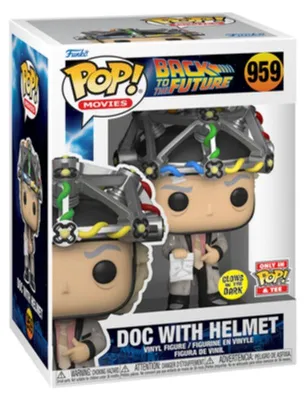 Zdjęcie produktu dla Funko Pop! & Tee Back to the Future Doc with Helmet GITD #959
