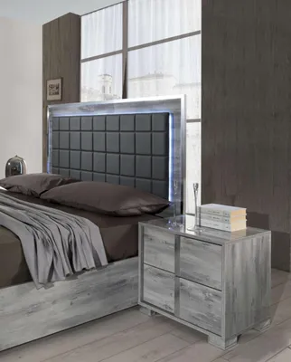 Immagine prodotto di Camera da letto letto comodino armadio cassettiera specchio doppio legno set 6 pezzi