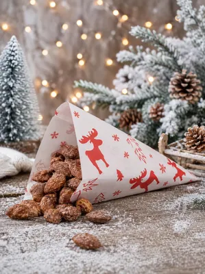 Produktbild von Mandel-Spitztüten ELCH, 19 cm / 125 g, 100 Stück