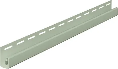 Obrázok produktu pre Profil VILO J-TRIM SV-15 – pre plastové panely – odolný voči poveternostným vplyvom – 1 ks – 3,05 m – svetlozelený