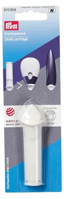 Kreidepatrone weiß, ergonomisch, 1 Stück, Nachfüllpackung