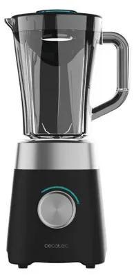 Produktbild von Cecotec Power Black Titanium 1300 MAX, Tischplatten-Mixer, 1,5 l, Pulsfunktion, Eis-Crusher, 1300 W, Schwarz, Grau