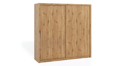 Produktbild von Bono Schwebetürenschrank 220 cm ohne Spiegel, Artisan-Eiche