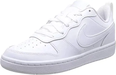 Produktbild von Nike Court Borough Low 2 Big - BQ5448 , Farbe:Weiß, Kinder Schuhe:38.5
