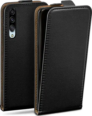 Produktbild von moex® Flip Case kompatibel mit Samsung Galaxy A90 5G - Hülle mit 360 Grad Schutz, Schwarz