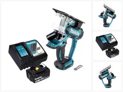 Produktbild von Makita DSD 180 RM1 Akku Gipskartonsäge 18 V + 1x Akku 4,0 Ah + Ladegerät