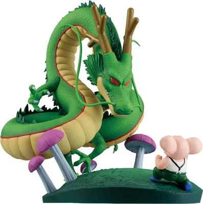Zdjęcie produktu dla Banpresto - Dragon Ball Oolong & Shenron Figurki Ichibansho 14cm