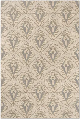 Produktbild von Geometrisches Vintage-Muster – Vinylteppich – 80x120 cm – Indoor Teppich – Flur – Pflegeleicht – Modern