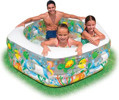 Obrázek produktu pro Intex Ocean Reef Pool, Nafukovací bazén, 510 l, Oválný, 6 rok/roky, Vinyl, Zelená, Vícebarevný