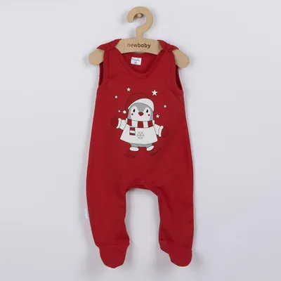 Produktbild von Neu Baby Winter Pinguin Baumwolle Baby Strampler, Gr. 68 (4-6m)
