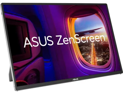 Produktbild von ASUS ZenScreen OLED MQ16FC, 40,6 cm (16"), 1920 x 1200 Pixel, WUXGA, OLED, 1 ms, Silber