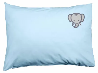 Kissenhülle 50 x 35 cm, Polyester, hellblau, mit Reißverschluss