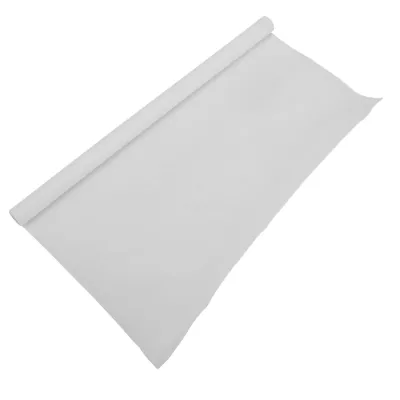 A white PTFE film sheet rolled up on a tube, presented on a white background.
