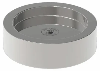 Produktbild von Engels Kerzen Kerzenschale Fondo, Edelstahl, Silberfarben, Ø 13 cm, 50008000300