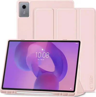 Immagine prodotto di Cover con sportello per Lenovo Idea Tab Plus 12.1, Tech-Protect SC Pen, rosa