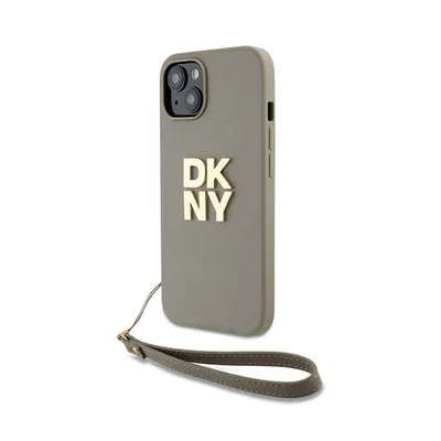 Obrázek produktu pro Dkny Wrist Strap Stock Logo Case pro Iphone 15 / 14 / 13 - Beige