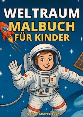 Produktbild von Weltraum Malbuch für Kinder