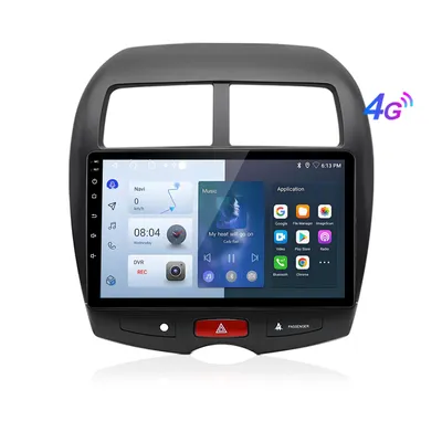 Obrázok produktu pre 10''6+128G für Mitsubishi ASX 2010-2016 Android13 Autorádio GPS DAB Carplay 8-jadrový 4GSIM WIFI SWC Navi USB