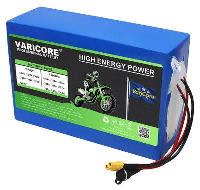 Image de Batterie lithium-ion 48 V 40 Ah 21700 - Pack de 13 cellules - BMS intégré - Connecteur XT60 CC - Pour trottinettes électriques, outils et bateaux - Avec chargeur
