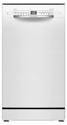 Obrázek produktu pro Bosch Serie 2 SPS2HKW55E, Stojací, Úzká (45 cm), Bílá, Knoflíky, 1,75 m, 1,65 m