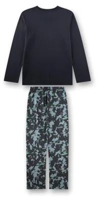 Productafbeelding van Sanetta pyjama voor jongens, donkerblauw | Comfortabel kinderpyjama