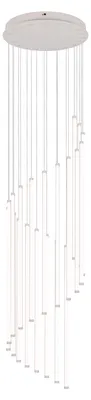 Productafbeelding van Trio 330632076 Baxter LED hanglamp, 68W, diameter 37cm, dimbaar, warmgrijs, met instelbare lichtkleur (CCT)