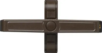 Produktbild von ABUS Fenster-Zusatzsicherung 2420 gl.-AL0125, massiver Schwenkriegel, Braun