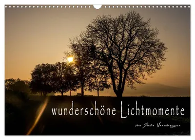 Produktbild von wunderschöne Lichtmomente (Wandkalender 2027 DIN A3 quer), CALVENDO Monatskalender