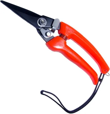 Produktbild von Klauwenschere rot, 20,3 cm, Kohlenstoffstahl, halbgezahnte Klingen, für Schafe und Ziegen
