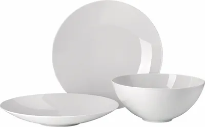 Productafbeelding van Rosenthal TAC Gropius -  Weiss -  Set 3-tlg./2Te+1Schü 11280-800001-28715