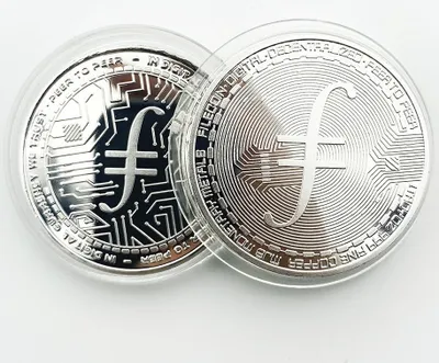 Obrázek produktu pro Stříbrná mince Filecoin - Dekorace pro nadšence KP13429