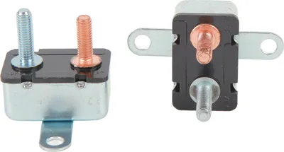 Obrázok produktu pre 2Pcs automatický reset istič hliníkovej zliatiny ochrana proti preťaženiu istič pre auto loď 12V 24V 50A