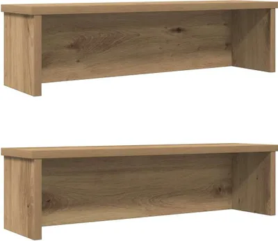 Obrázok produktu pre kuchynské stojany stohovateľné 2 ks dub artisan 60x15x16 cm