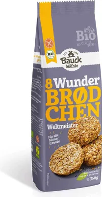 Produktbild von Bauck Mühle Wunderbrödchen Weltmeister 350g