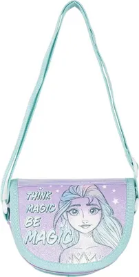 Immagine prodotto di Borsa a tracolla Frozen per bambini Borsa Disney per bambini con motivo Elsa e Anna