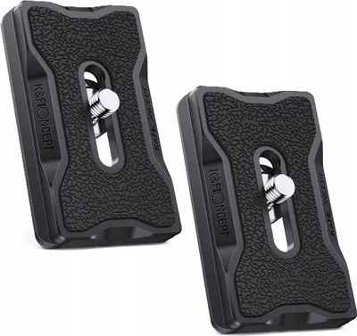 Zdjęcie produktu dla 2 Szybkozłączka Płytka Mocowanie Statyw Statywowa Arca Swiss 1/4'' 60mm K&F / KF31.031