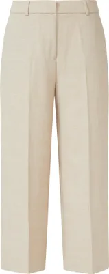 Produktbild von comma Fließende Culotte Hose in Knöchellänge mit Mid-Rise Bund und Eingrifftaschen