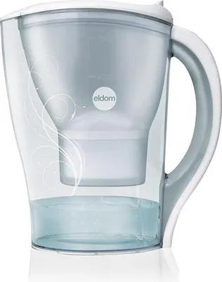 Immagine prodotto di Caraffa filtrante ELDOM DF100, capacità 2,5 litri + cartuccia