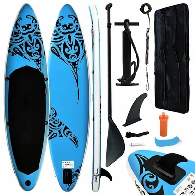 Productafbeelding van Opblaasbaar sup-board – Stand-up paddleboard van 366 cm – Draagvermogen 180 kg – Compleet