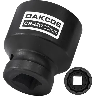 Obrázok produktu pre Nárazový kľúč, sada očiek, 30 mm, 12-hranná, 1/2", CR-MO